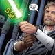 Master Skywalker prepares for battle.